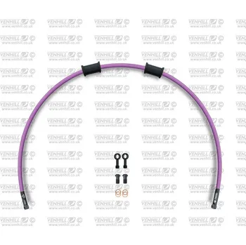 Hadice přední brzdy sada Venhill POWERHOSEPLUS KAW-5002FB-PU (1 hadice v sadě) fialové hadice, černé koncovky