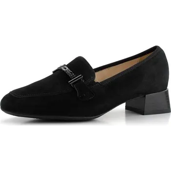 Dámské polobotky Ara širší semišové lodičky Graz Black 12-20406-01 - 38 | P684338