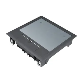 Elektroinstalační krabice TEHALIT Víko VQ06059005 podlahové krabice Q06, černá VQ06059005