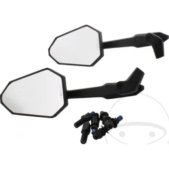 Zrcátko pro motocykl Univerzální zpětné zrcátko JMP ZR 0408 černý