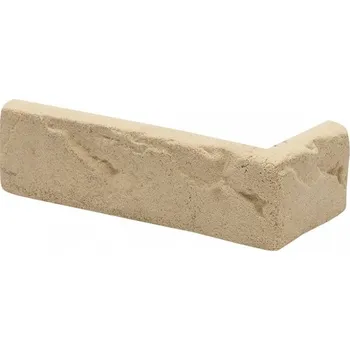Obklad Stegu Cihlový obklad, ROH, Z BETONU, CAMBRIDGE 9, světlá, 80 x 190 mm, tloušťka 12-18 mm, 0.47 m2