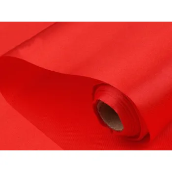 ubrus PartyDeco Satén 36 cm x 9 m červený - šerpa na slavnostní svatební stůl