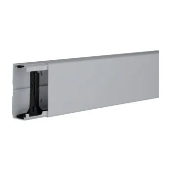 kabelová chránička TEHALIT Kanál LF4009007030 kabelový, 40x90 s víkem a příchytkami, šedá barva, délka 2m LF4009007030