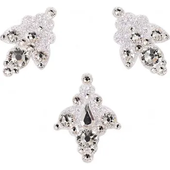 Svatební dekorace SO.nia Europe Nalepovací šperk Venice s čirými kameny Swarovski 3 ks