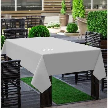 ubrus Venkovní ubrus GARDEN color 03 světle šedá, různé rozměry Mybesthome Rozměr: 140x200 cm