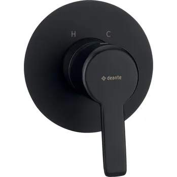 Deante Arnika, 1-výstupová podomítková baterie bez přepínače, černá, BQA_N44L