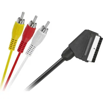 Audio kabel Kabel SCART(OUT) - RCA 3x(IN), 1,5m