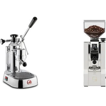 Kávovar La Pavoni Europiccola Lusso + Eureka Mignon XL, CR white