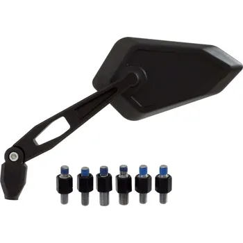 Zrcátko pro motocykl Zpětné zrcátko RMS 122771690 černý (2 kusy)