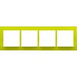 Rámeček čtyřnásobný skleněný Simon 54 nature Limetkový sorbet