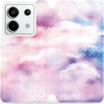 Pouzdro na mobilní telefon Flipové pouzdro Mobiwear - Xiaomi Redmi Note 13 Pro 5G / Poco X6 5G - MR02S Vodovkové obrazce (Knížkové flip pouzdro, obal, kryt na mobil Xiaomi Redmi Note 13 Pro 5G / Poco X6 5G - MR02S Vodovkové obrazce, materiál Umělá kůže + TPU - ochrana 360°, stojáne