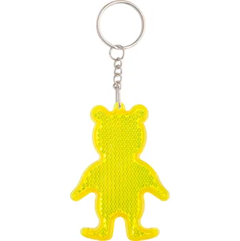 Přívěsek na klíče SAFEBEAR - odrazka, žlutý