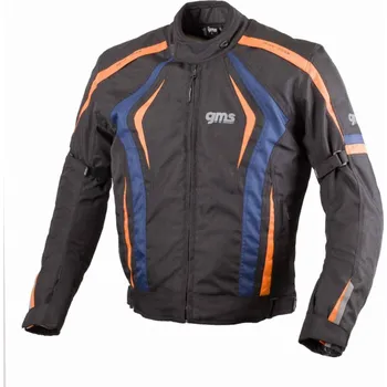 Moto bunda Sportovní bunda GMS PACE ZG55009 modro-oranžovo-černý XL
