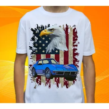 Pánské tričko tričko Chevrolet Corvette Stingray XXL