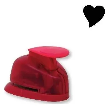 Děrovačka Heyda Ozdobná děrovačka zahnuté srdíčko 15 mm - ozdobné raznice, děrovačky, razidla