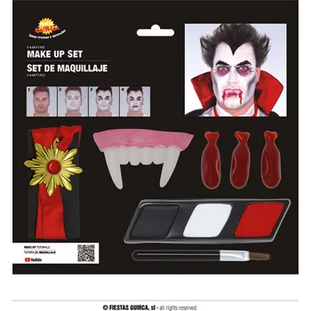 Karnevalový doplněk Guirca Make-up set upír