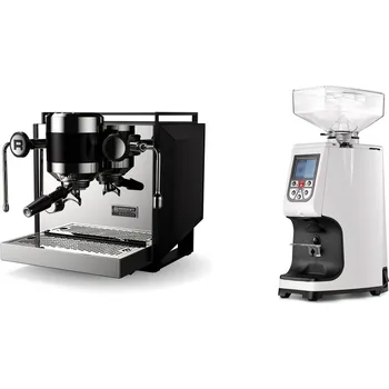 Kávovar Rocket Espresso Bicocca, black + Eureka Atom 60, white