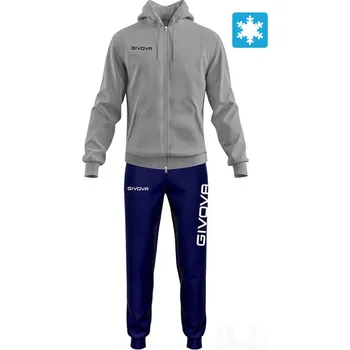 Souprava GIVOVA KING, barva 0904 šedá - tmavě modrá, velikost 2XL