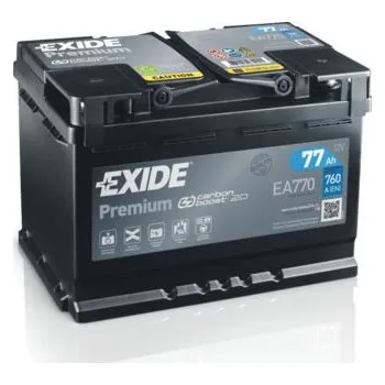 Autobaterie EXIDE 12V77Ah CARBON