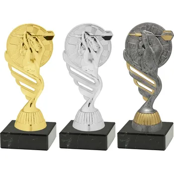 Soška - ŠIPKY- M/P412 Výška trofeje: Soška zlatá - výška 15cm