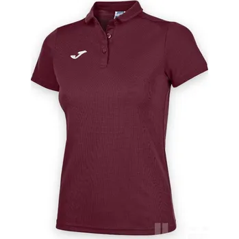 Dámská polokošile JOMA HOBBY, barva vínová, velikost XS