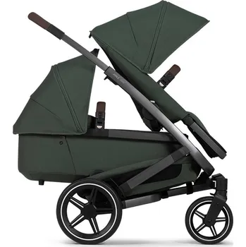 Kočárek Joolz Geo3 duo komplet - Urban green - madlo Mid brown carbon