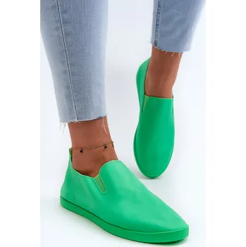 Dámská obuv Dámské Tenisky Slip-On Lovinia Barva: Zelená, Velikost: 37