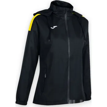 Dámská šusťáková bunda JOMA TRIVOR, barva černá - žlutá, velikost XS