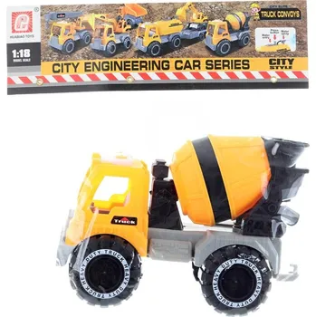 autodráha Auto stavební míchačka volný chod domíchávač betonu