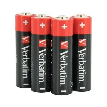 Článková baterie VERBATIM Alkalické baterie AA, 4 PACK , LR6