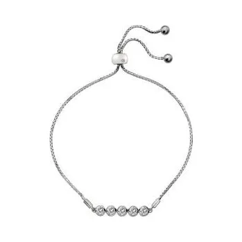Náramek Stříbrný náramek Hot Diamonds Willow DL58103