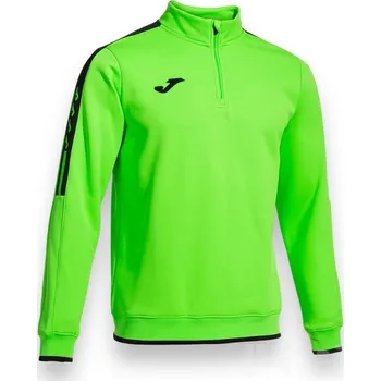 Pánská mikina Mikina JOMA OLIMPIADA, barva zářivě zelená - černá, velikost 3XL