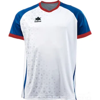 Dres LUANVI CARDIFF, barva bílá - modrá, velikost 3XS