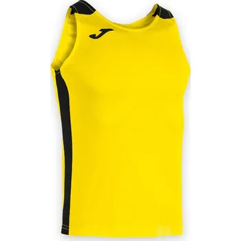 Běžecké oblečení Dres JOMA RECORD II, barva žlutá - černá, velikost XS