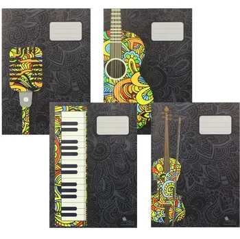 Sešit Notes Sešit A4 428 20 l notový mix motivů