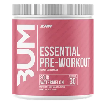 Anabolizér Raw Essential Pre-Workout 408g - modrá malina