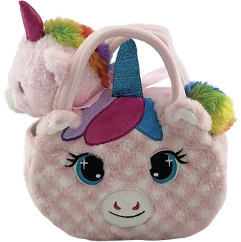 plyšák PLYŠÁKOV - Plyšová kabelka Kočka s jednorožcem Celeste