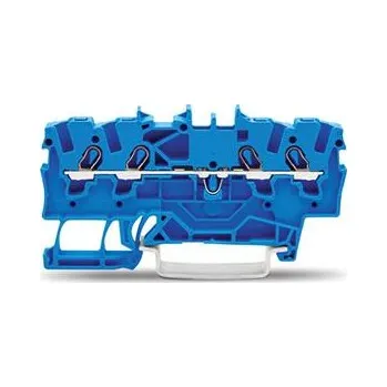 Rozvaděč 4vodičová průchozí svorka, 1,5mm2, pro aplikace Ex&nbsp;e&nbsp;II a&nbsp;Ex&nbsp;i, modrá 2001-1404