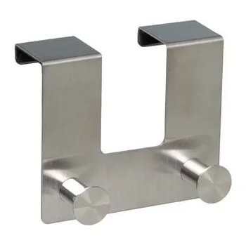 Věšák Kovový věšák na dveře v matně stříbrné barvě 13 cm – Casa Selección ID_1640198