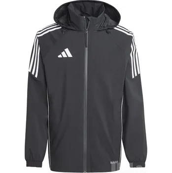 Bunda ADIDAS TIRO 24 RAIN JACKET, barva IJ7390 černá - bílá, velikost 2XL