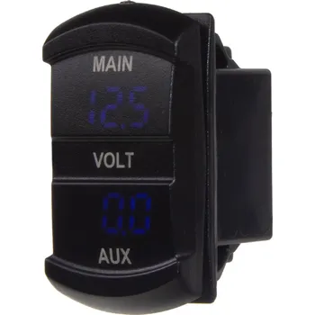 Auto elektroinstalace x Digitální voltmetr 10-60V, duální - 34588