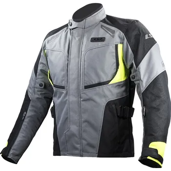Moto bunda LS2 PHASE MAN JACKET GREY BLACK YELLOW - 2XL