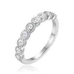 MINET Dětský stříbrný prsten s bílými zirkony vel. 48 Velikost prstenu: 48