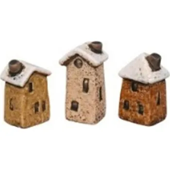 Vánoční dekorace Dekorační domek, 3 ks 371576