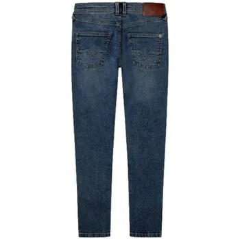 Pánské kalhoty Pepe Jeans Kalhoty z materiálu PB200527IK3 000 Modrá Regular Fit 176