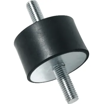 Silentblok válcový 25/25 - typ 1/ M6x18 Rubena