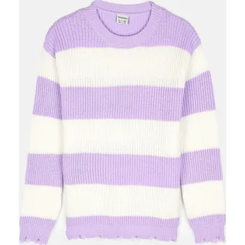 Dívčí oblečení GATE Proužkovaný svetr 7Y 824-0094/680