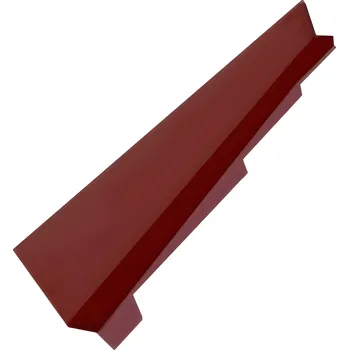 plechová krytina Satjam Oplechování ke zdi Levé - 2000 mm - AluMat