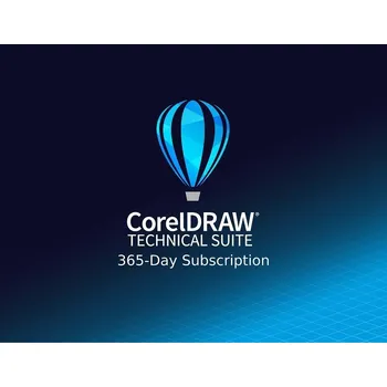 Grafický software CorelDRAW Technical Suite 365 dní pronájem licence (5-50) EN/DE/FR/ES/BR/IT/CZ/PL/NL