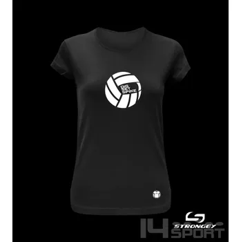 Dámské tričko Dámské triko STRONGEY DIG SET SPIKE BLACK, velikost M